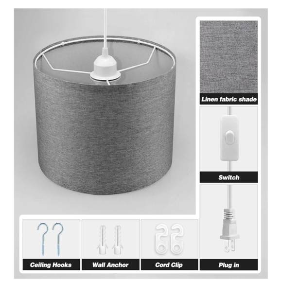 Plug-in Pendant Light - Picture 4 of 5